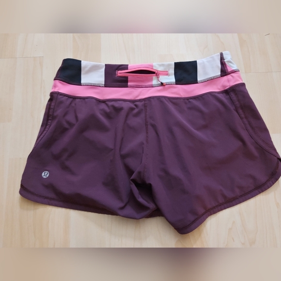 Lululemon Purple Speed Shorts - Picture 2 of 5